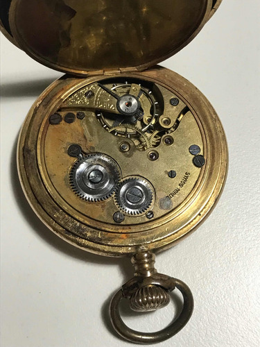 Antiguo Reloj De Bolsillo Marca Silvetta No Funciona (Usado)