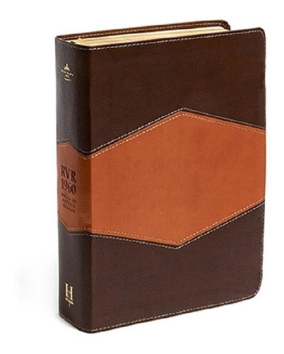 Biblia De Estudio Holman Rvr60 Símil Piel Chocolate/terracot