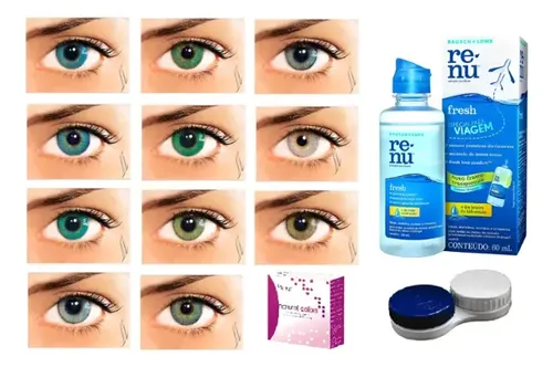 Lente De Contato - Natural Colors Anual - Com Contorno | MercadoLivre
