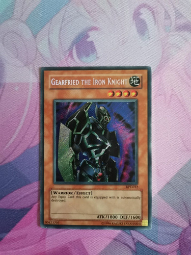 Gearfried The Iron Knight Bpt 012 Secret Secreta Yugioh (Usado)