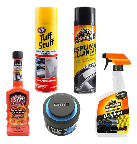 Combo Coche Aromatizador + Protector + Limpiador + Aditivo +