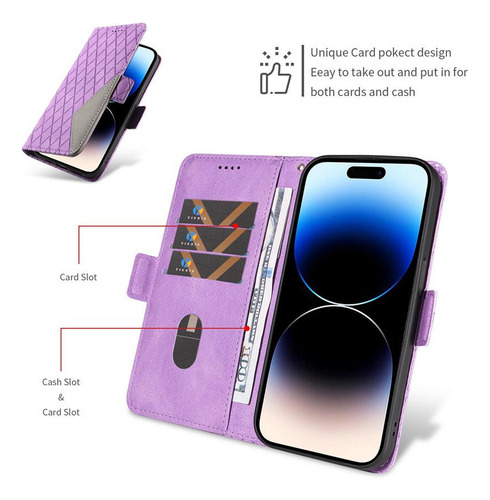 B Funda De Libro Para Moto E20 E30 E40 E32 E22i E13 G13 G23