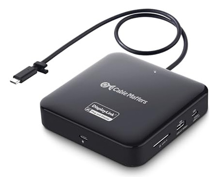 Dock Usb C 7-en-1 4k 60hz Con Displaylink Para Macbook Pro Y