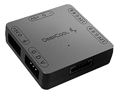 Convertidor Rgb Deepcool 5v Add-rgb A 12v Rgb Transfer Hub