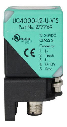 Sensor Ultrassônico - Uc4000 12-30vdc 0-10v Pepperl Fuchs