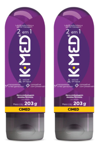 Lubricante Intimo Kmed Dilatador Anal Pack X 2 Unidades