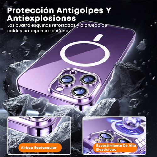 ! ~. Funda Para iPhone + Magsafe Cargador Inalambrico De 15