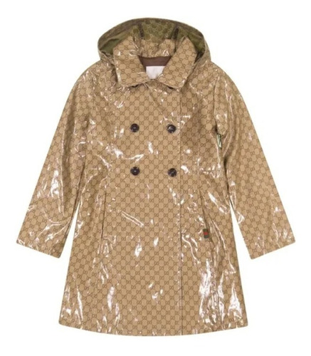 Impermeable Chamarra Gucci Niñas Boton. La Segunda Bazar