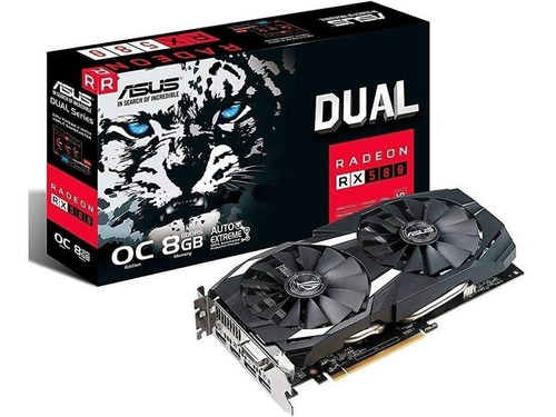 Tarjeta De Video Amd Asus Dual Radeon Rx 580 8gb Oc Edition