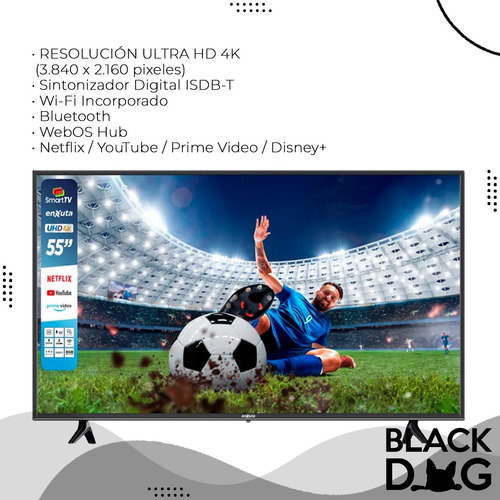 Televisor Led Smart 55 Enxuta Ledenx1255sdf4kw Ultra Hd 4k