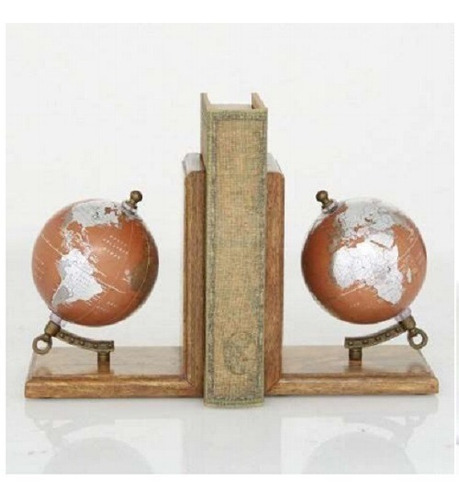 Imagen 1 de 2 de Globo Terraqueo (set X 2) - Sujeta Libros