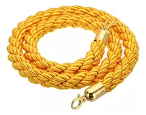 Comprar Cordão Trançado Dourado Para Pedestais Separadores De Fila