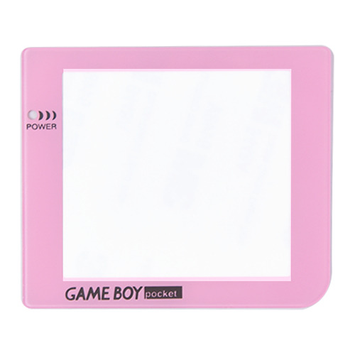 Mica Rosada Vidrio Para Game Boy Pocket (gbp)