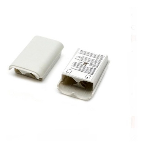 Tapa Control Xbox 360  Porta Baterias Portapilas Blanco