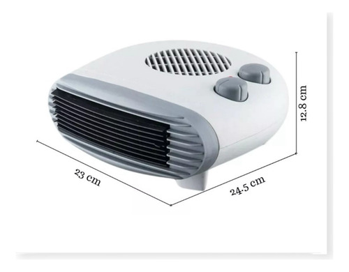 Termo Ventilador Calefactor 2000w Calentador Horizontal