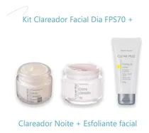 Comprar Kit Rosto Clareador Dia Noite Esfoliante Facial Melasma Acne Tipo De Pele Todo Tipo De Pele