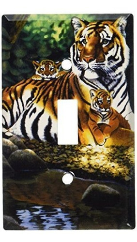 Arte Placas - Tigre Y Cachorros De Cambiar La Placa - Single