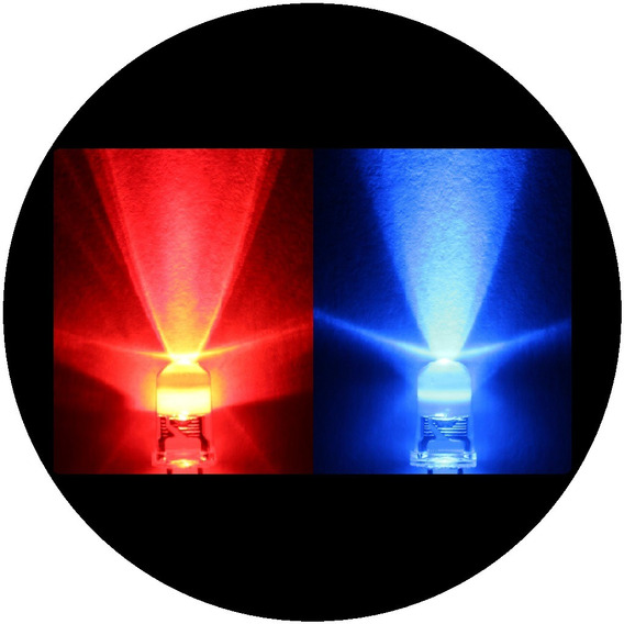 100 un 5mm Roja Verde Azul LED Clara Ultrabrillante