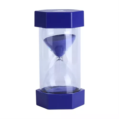 SuLiao Reloj de arena con temporizador de arena de 4 minutos: reloj de  arena colorido de 4 minutos, pequeño reloj de arena púrpura, vidrio de  arena de
