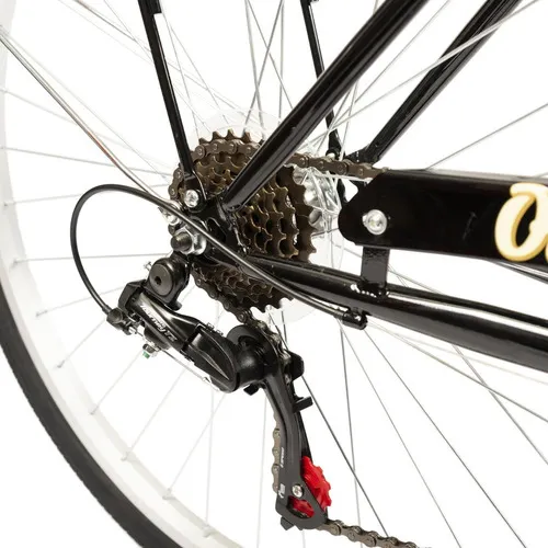 Bicicleta Olmo Amelie Rapide Negro 26 6 Velocidades