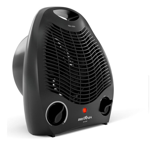 Aquecedor Britânia Ab1500p 2 Em 1 2000w Cor Preto 110v - 150
