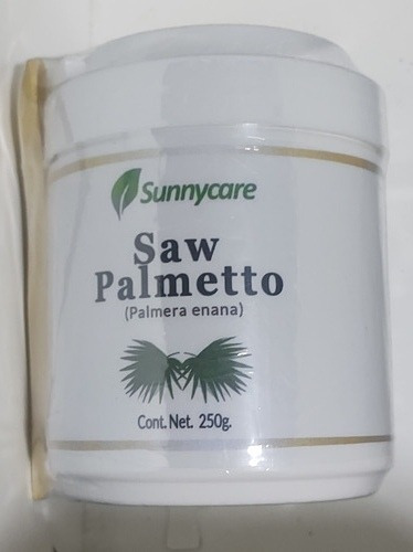 Saw Palmetto (palmera Enana)  Marca Sunnycare. 250. Grs