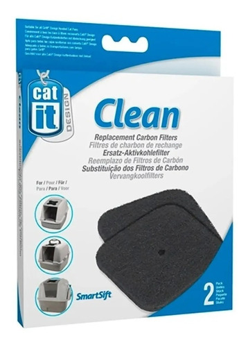 Filtros Carbon Activado X2 Literas Cat It Smartsift Pan Orig