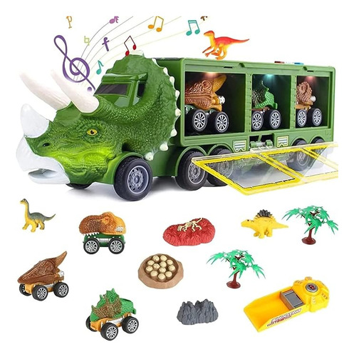 Bonbell Juguete De Dinosaurio,camión De Dinosaurios