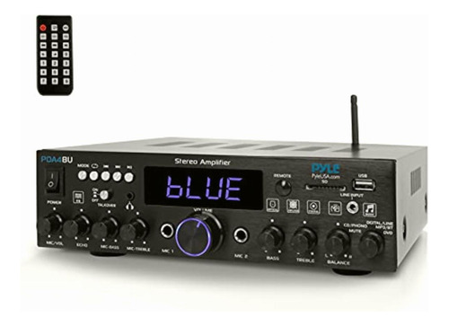 Pyle Amplificador Estéreo Inalámbrico Bluetooth Para El