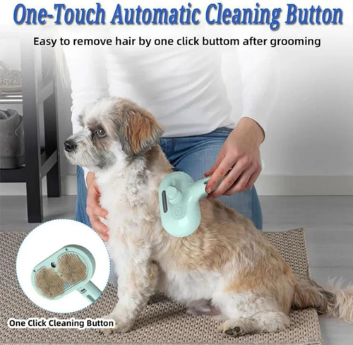 S+ Peine Limpiador A Vapor For Pelo De Mascota, Recargable