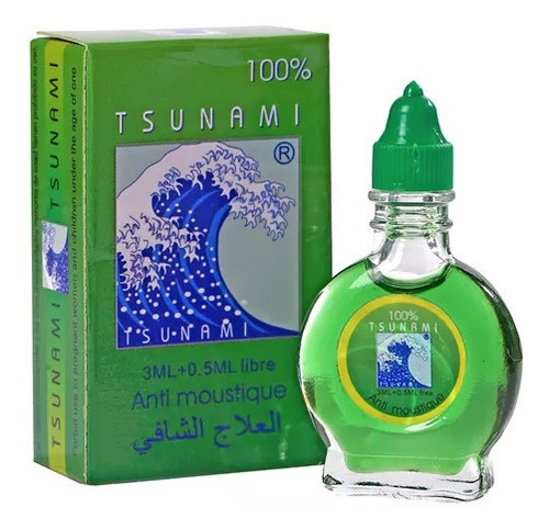 Aceite Esencial De Mentol Tsunami 3ml Mentol Liquido 