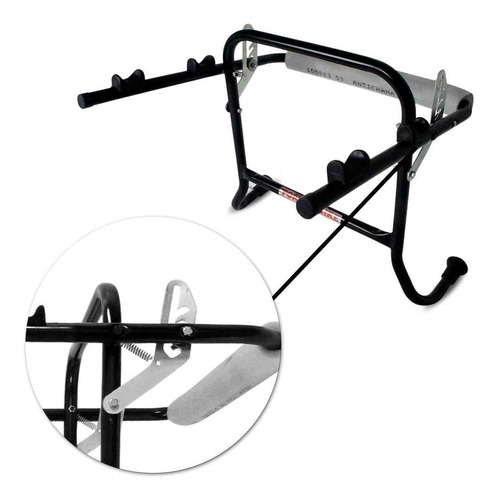 Imagem 2 de 3 de Suporte Transbike De Carro Para 2 Bicicletas Com Borracha