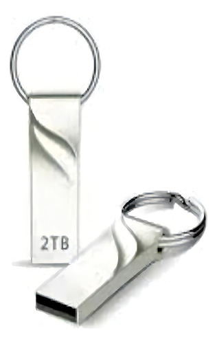 Pen Drive Usb Flash Drive Huawei 3.0 De Metal De 2 Terabytes Cor Prateado Liso