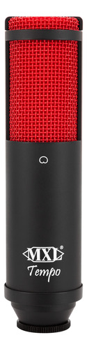 Mxl Microfono Condensador Cardioide Negro Rojo