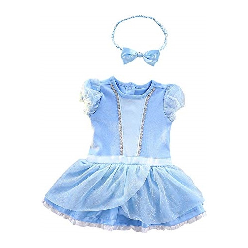 Vestido Con Diadema Para Bebé De Diseño De Princesa