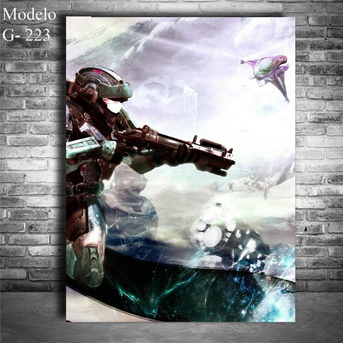 Cuadro Decorativo Halo Reach Vol 3 60x45cm Textura