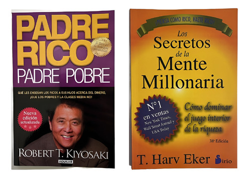 Libro Padre Rico + Secretos De La Mente Millonaria
