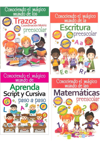 Preescolar Lectoescritura Trazos Letras Matematicas Kinder