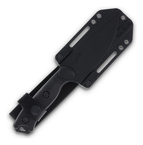 Faca Ka-bar Bk19 Nessmuk Black Handles 1095 Cro-van