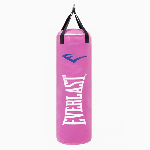 Saco De Boxeo Everlast Powerlock Nevatear Rosado / Blanco 10