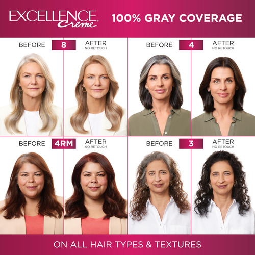 Tinte De Pelo L'oreal Paris Excellence Creme 6a Marrón Ceniz