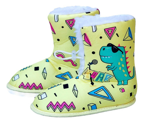 Pantuflas Botas Niños Corderito Dinosaurio