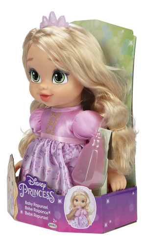 Muñeca De La Princesa Rapunzel De Disney Con Botella Y Tiara