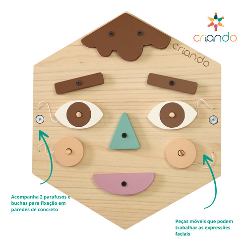 Criando Brinquedos Painel Sensorial Colmeia Sentimentos