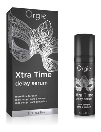 Lubricante Retardante Masculino Orgie Xtra Time 15ml Ssm