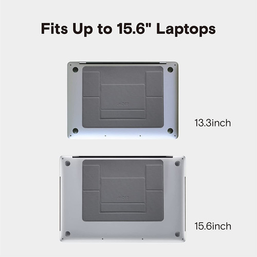 Soporte Ergonómico Para Computadora Portátil Plegable Gris E