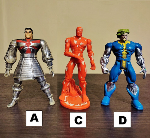 Muñecos Xmen 4 Fantasticos Toy Biz 