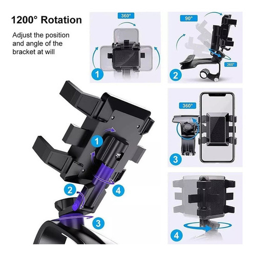 Suporte Para Celular Painel De Carro De 360 Graus