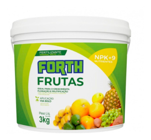 Adubo Fertilizante Forth Frutas 3kg Frutificacao Do Pomar