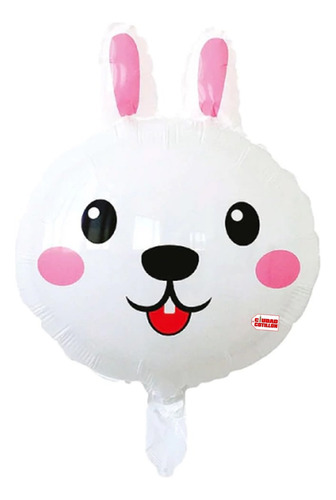 Globo Conejo Metalizado 45 Cm Animales Kawaii - Cc